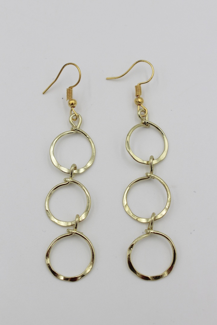 Ringlet Earrings Gold image 0